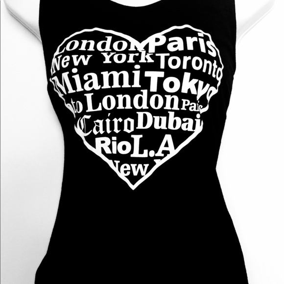American Apparel x Millionera One Love Unisex Graphic Tank Top - Picture 6 of 8